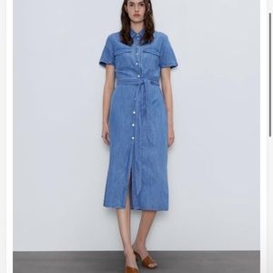 Zara denim dress